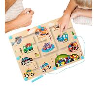 Yurosuis Tavola Con Labirinto Magnetico,Giocattolo Educativo Per L'Apprendimento In Età Prescolare,Tavola Puzzle Con Ordinamento Dei Colori E Conteggio - per Bambini e Bambine da Usare a Casa in