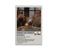 YURQWHRB Manhattan Murder Mystery Poster artistico da parete su tela con copertina estetica vintage poster decorativo per stanze 30 x 45 cm, senza cornice