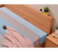 YURRO Bed Gap Filler Bed Bridge, colma il divario tra testiera e materasso, lungo cuscino in memory foam con fodera rimovibile, sollievo per collo e colonna vertebrale, azzurro, 120 x 10 x 5 cm
