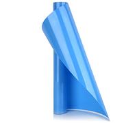 YURROAD Termovinile per Tessuti, 100cm x 30cm HTV Vinyl, Vinile Termoadesivo Lago Blu per Tessuti, Termovinile Vinile per T-Shirt, Abbigliamento, Regali Fai Da Te, Termovinile Lago Blu