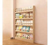 yurstcggh 5 Livelli Libreria,Libreria Montessoriana per Bambini,Legno,Scaffale Stretto Dietro La Porta,Mensole Cameretta Salvaspazio,per Camera da Letto,Soggiorno,Casa,Ufficio,Dietro Doo