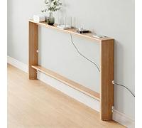 yurstcggh Consolle Sottile per Corridoio,Tavolo da Consolle ingresso Legno,Tavolo alto stretto e Lungo Dietro Divano,con ripiano regolabile,per corridoio,dietro il divano,soggiorno,ingresso