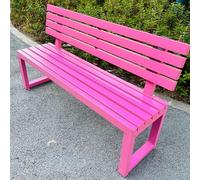 yurstcggh Panchine da Esterno per Patio,Panchina da Giardino e da Parco,Panca con schienale,panchine da Veranda,Con schienalem,Di legno,per Esterni,Cortile e Parco Altezza 150cm