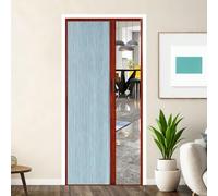 yurstcggh Porte Divisorie a Fisarmonica su Misura,Porta a Scomparsa per la Privacy,180 190 200 210 Cm Di Altezza,per Cucina e Doccia 170×200cm Blu