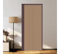 yurstcggh Porte Divisorie a Fisarmonica su Misura,Porta a Scomparsa per la Privacy,180 190 200 210 Cm Di Altezza,per Cucina e Doccia 170×200cm Marrone