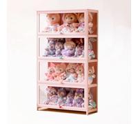 yurstcggh Vetrinetta per Collezionismo,Vetrina Espositiva Da Terra Vetrina Modellini,Armadi Curio,Libreria con Ante,Adatta a Soggiorni,Camere da Letto,Uffici e Negozi di Artigianato 4-60cm