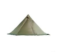 Yurta Tenda da campeggio per adulti Tenda piramidale con design migliorato per condizioni esterne ventose (verde)