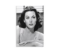 YURUOXIMAO Quadro A Olio su Tela Senza Cornice Hedy Lamarr Poster Soggiorno Camera da letto Pittura Opera d'arte 30 * 50cm