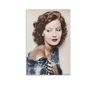 YURUOXIMAO Quadro su Tela Canvas Immagini Senza Cornice Greta Garbo Poster Soggiorno Camera da letto Pittura Opera d'arte 30 * 50cm