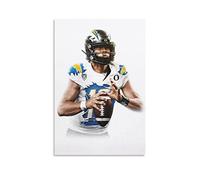 YURUOXIMAO Quadro Su Tela Senza Cornice LeSean McCoy Poster e Wall Art Modern Family camera da letto Decor 30 * 50cm