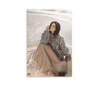YURUOXIMAO Stampa su tela Senza Cornice Laura Pausini Cantanti Poster Adolescenti Ragazze Dipinti Murali Home Decor Cucina Wall Art 30 * 50cm