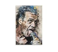 YURUOXIMAO Tela Quadro Senza Cornice Cantante Linde-mannS Musica Rapper Hiphop Stampa Quadri Immagine per Soggiorno Camera da letto Decorazione 30 * 50cm