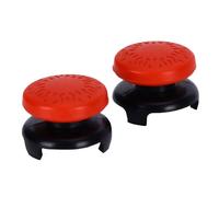 Yusat 2 Pezzi Copri Levetta Gamepad Tappo per Impugnatura per Pollice Controller Joystick Cappucci in Silicone con Trama Fantastica per Controller Gioco Confortevole e Ava (Rossa)