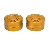 Yusat 2PCS Moto Parabrezza Interruttore di Sollevamento Chiave In Lega di Alluminio Parabrezza Interruttore di Sollevamento Tappo Decorativo di Ricambio ADV150 ADV160 ADV350 (Oro)