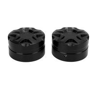Yusat 2PCS Moto Parabrezza Interruttore di Sollevamento Chiave In Lega di Alluminio Parabrezza Interruttore di Sollevamento Tappo Decorativo di Ricambio ADV150 ADV160 ADV350 (Nero)