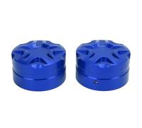 Yusat 2PCS Moto Parabrezza Interruttore di Sollevamento Chiave In Lega di Alluminio Parabrezza Interruttore di Sollevamento Tappo Decorativo di Ricambio ADV150 ADV160 ADV350 (Blu)