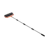Yusat Aeratore per Prato con Punte a Rullo Aeratore per Prato con 42 Punte Trattate Termicamente Manico Regolabile per Aerazione del Terreno del Patio del Giardino