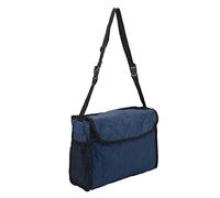 Yusat Borsa Portaoggetti da Appendere per Sedia a Rotelle in Cotone Trapuntato Accessori per Passeggino per la Casa per Carrello per Scooter (Blu navy)