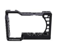 Yusat Camera Cage Rig Video Movie Making Cold Shoe Mount 1/4in 3/8in Foro per Vite Portatile per Fotocamera J-ouuoA6500