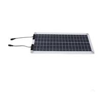 Yusat Caricabatterie solare da 30 W, DC 18 V, kit di ricarica per pannello solare portatile con caricatore OBD, clip per batteria rossa e nera, per barca, camper, rimorchio