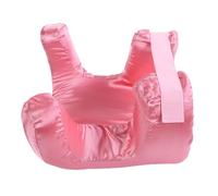 Yusat Cuscino per il Viso in Seta per Chi Dorme Sulla Schiena con Supporto Sagomato in Memory Foam per la Protezione della Pelle Durante il Sonno Profondo Dimensioni Compatte Adat (Rosa)