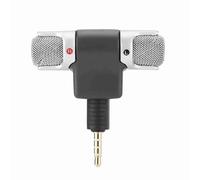 Yusat Dispositivo di Registrazione con Microfono Esterno Registratore Vocale Digitale Tipo C 6 × 6 × 1 Mini Microfono 3,5 Mm Stereo Digitale Esterno Wireless Portatile Professionale