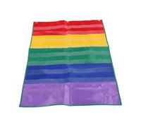 Yusat Grafico Tascabile Standard con 10 Tasche Trasparenti per Montaggio a | Tessuto Oxford 600D, Occhielli Rinforzati per Appenderlo, Contiene Strisce di Frasi e Carte con Parole, Adatto per