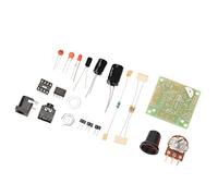 Yusat Kit Amplificatore Audio LM386 Mini Modulo Amplificatore Audio Kit Fai da Te Elettronico FR4 PCB 3-12V Indicatore di Alimentazione CC Cablaggio Semplice Scheda