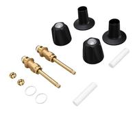 Yusat Kit di Sostituzione della Manopola della Doccia per le Maniglie dei | Kit da 2 Pezzi con Ottone e Lega di Zinco, Adatto Al Prezzo Pfister Verve, Include Indicatori di Caldo/freddo, Facile
