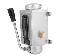 Yusat Lubrificante Pompa Olio 23 × 14 × 17 1pc Lubrificazione Manuale Pompa Olio Lubrificazione a mano 500cc CNC 4mm Doppia Porta di Uscita Tornio Fresatrice Accessori