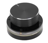 Yusat Manopola del Volume USB Controller del Volume Wireless e Cablato | Rotazione Infinita a 360°, Materiale Acrilico, Luce RGB, Alimentazione di Tipo C, Pulsante Mute, Funziona con