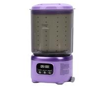 Yusat Mini Lavatrice Portatile Senza Fili con capacità di 2 Litri, Lavaggio per 5 Minuti, Luce Rossa e Blu, per Dormitorio in Appartamento di Viaggio (Viola)