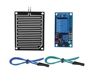 Yusat Modulo di controllo del relè del modulo del sensore di rilevazione delle gocce di pioggia dell'acqua piovana 12V