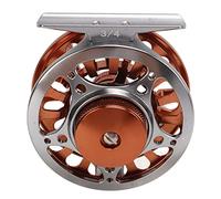 Yusat Mulinello da Pesca a Mosca Freno Efficiente 3 Cuscinetti 2 Regolazione del Colore Elaborazione CNC Mulinello da Mosca 3/4 per la Pesca All'aperto