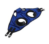 Yusat Occhiali da Corsa per Cavalli Copertura per Paraocchi per Cavalli Poliestere Ad Alta Elasticità Pelle PU Resistente alla Sabbia Protezione per Gli Occhi Traspirante per Imbr (Blu)