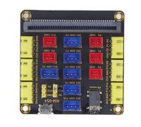 Yusat Per scheda di espansione tipo B, alimentatore micro USB professionale, scheda di sviluppo di espansione audio da 3,5 mm, DC 3~5 V