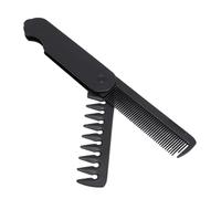 Yusat Pettine Viaggio Pieghevole Tasca - Pettine Testurizzante Richiudibile per Uomini in Materiale ABS - Portatile con Denti Fini e Larghi per Cura e Styling