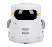 Yusat Robot Intelligente per Bambini, Compagno Interattivo con Rilevamento Tattile a Comando Vocale con Canto, Danza, Occhi a LED per Bambini Dai 3 Ai 14 Anni (Bianca)