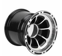 Yusat Ruota ATV 8 Pollici Cerchione in Lega di Alluminio Dall'aspetto Sportivo Ad Alta Resistenza per Carrello Go Kart Quad (Ruota Posteriore)