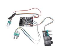 Yusat Scheda amplificatore di potenza da 50 W, 2.0 canali, modulo audio HiFi con ingresso Bluetooth, AUX, USB, MIC, per sistema di altoparlanti