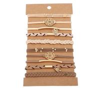 Yusat Set di 10 Elastici per Capelli Senza Pieghe, Fermacoda Antiscivolo in Materiale Elastico, Utilizzabili Anche Come Braccialetti, Ideali per L'allenamento, L'ufficio e il Temp