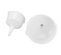 Yusat Set di Imbuti Multiuso Imbuti Conici in Plastica PP da 2 L 4 L con Fori per Appendere Bocca Larga 16,5 Cm e 21 Cm per Trasferimento di Liquidi da Laboratorio in Garage da Cu
