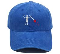 YUSENGMOO Cappellino da Baseball Ricamato con Il Logo Seal Team Blackbeard Edward Teach Pirate, Cappellino Regolabile con Chiusura a Scatto, Cappellino tattico SAS (L,12)