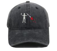 YUSENGMOO Cappellino da Baseball Ricamato con Il Logo Seal Team Blackbeard Edward Teach Pirate, Cappellino Regolabile con Chiusura a Scatto, Cappellino tattico SAS (L,1)