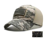 YUSENGMOO Cappello da baseball grigio con bandiera USA, cappello da camionista con toppa ricamata, cappello a rete, cappello da sole all'aperto, cappello verde scuro + toppa, 4, L