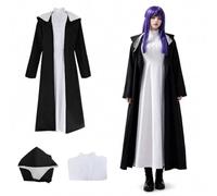 YushengTai Costume da anime da lontano, include mantello e vestito | Uniforme cosplay per feste funerali, per convenzioni di fumetti e feste di Halloween