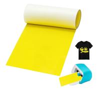 YushengTai Cri-Cut Joy Smart Iron On Giallo, 14 cm x 300 cm, PU Heat Transfer Vinyl Rotolo di pellicola tessile non richiesta, pellicola per plotter Cri-Cut Joy (giallo)