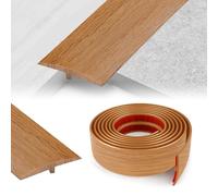 YushengTai Profilo di Transizione Pavimento, 5 CM x 3 M Profilo di Raccordo per Pavimenti A Forma di T, Profili per Piastrelle per la Connessione tra due Piastrelle per Pavimenti (Rovere Giallo)