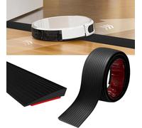 YushengTai Rampa per soglia, 5 cm x 1 cm x 2 m, profilo di transizione autoadesiva, rampe per porte aperte, passeggini, scooter, sedie a rotelle