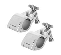 YushiTrading 2 Pezzi Cerniera a bilanciere in Acciaio per Barca, Cerniera a Scorrimento in Acciaio Inossidabile Grado Marino 316, Accessori per Yacht e Barche con Design a Superficie Liscia (25 mm)